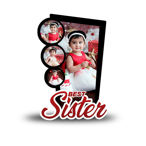 best sister custom photo frame gift
