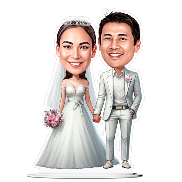 Wedding Couple Caricature