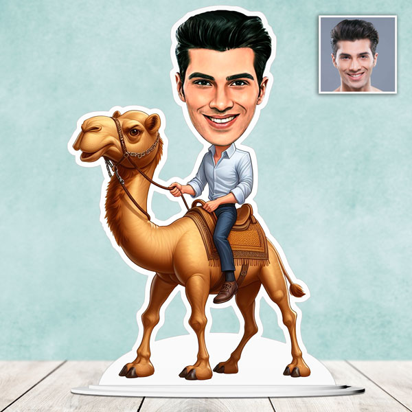 Camel Ride Caricature for him